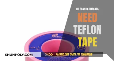 Plastic Threads and Teflon Tape: When to Use Tape