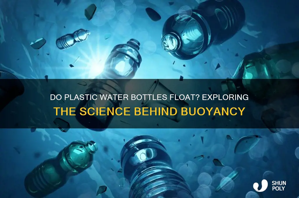do plastic water bottles float