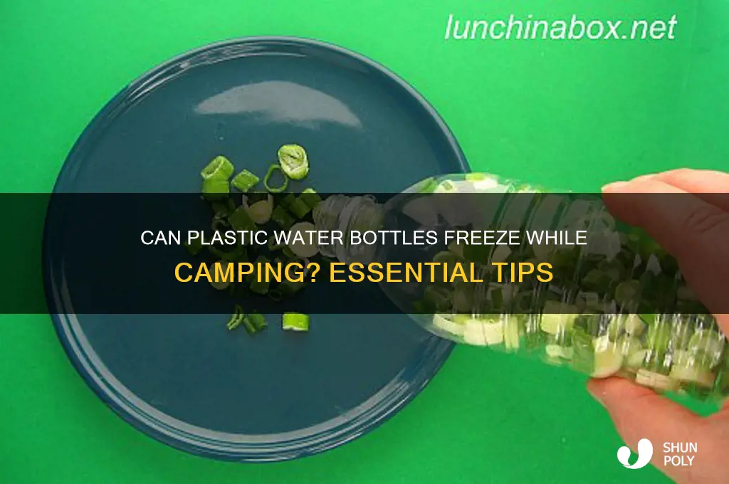 do plastic water bottles freeze camping