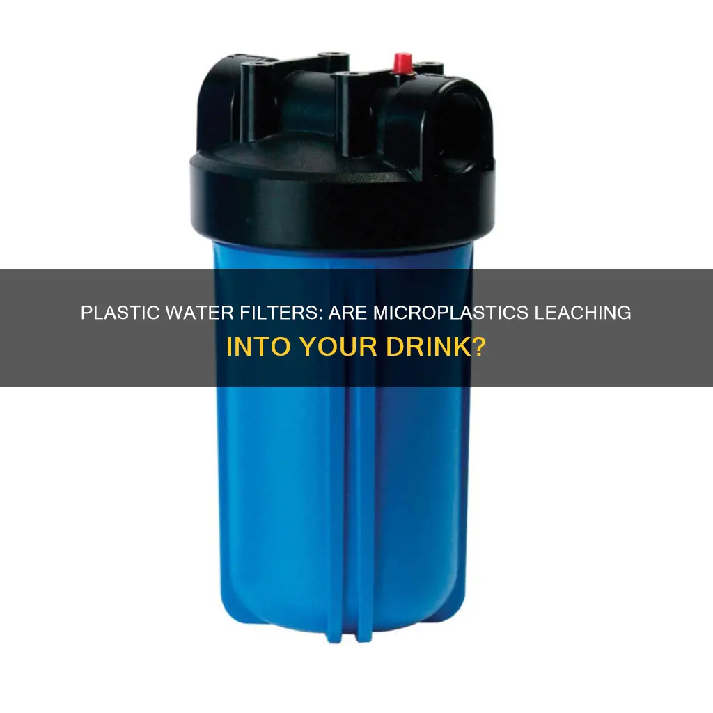 do plastic water filters have microplastics