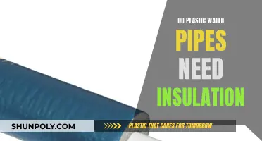 Insulating Plastic Water Pipes: When and Why?