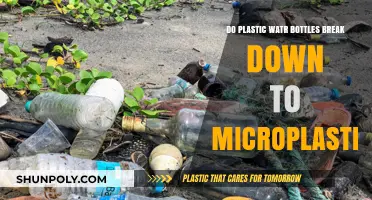 Do Plastic Water Bottles Break Down to Microplastics?