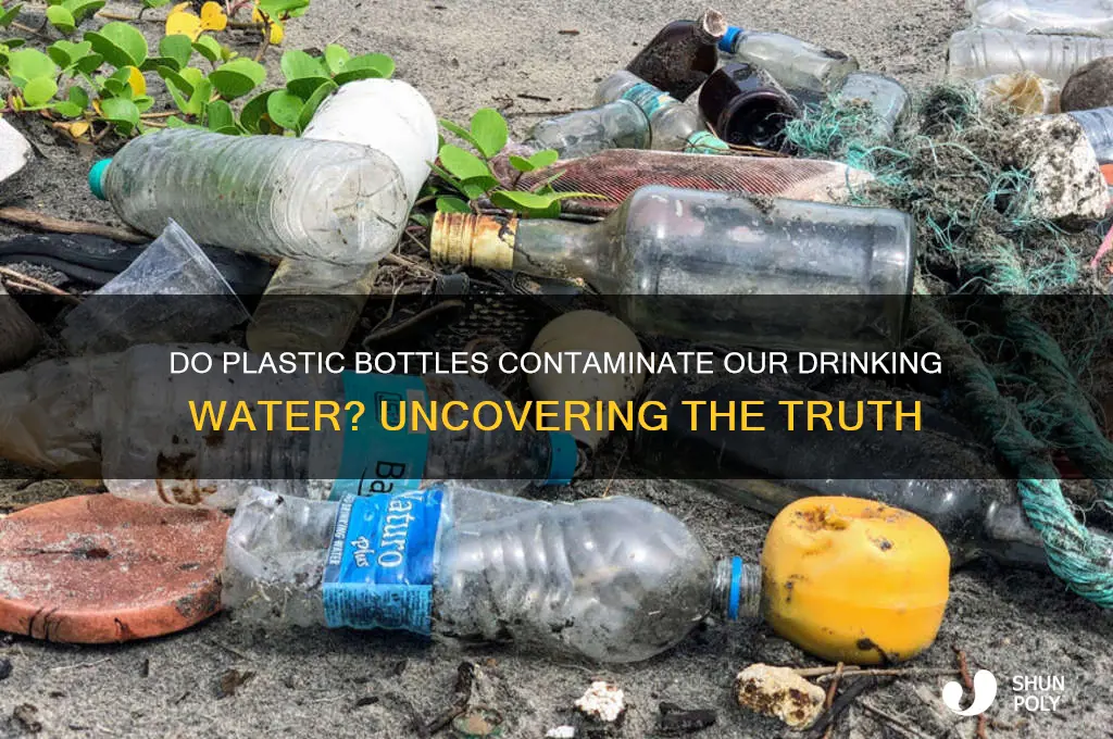 do plastics bottles leak into water