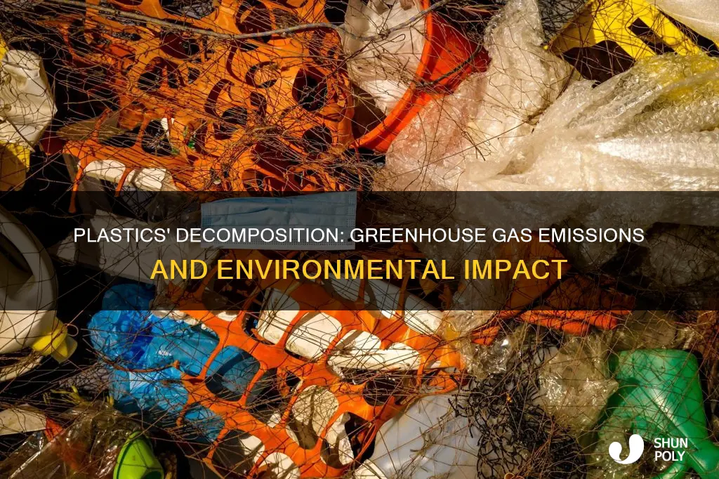 do plastics release greenhouse gases when decomposing