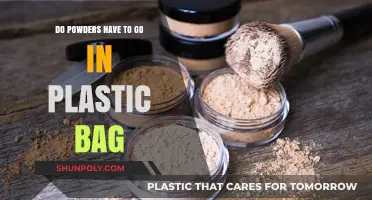 Do Powders Need Plastic Bags for TSA Travel Rules?