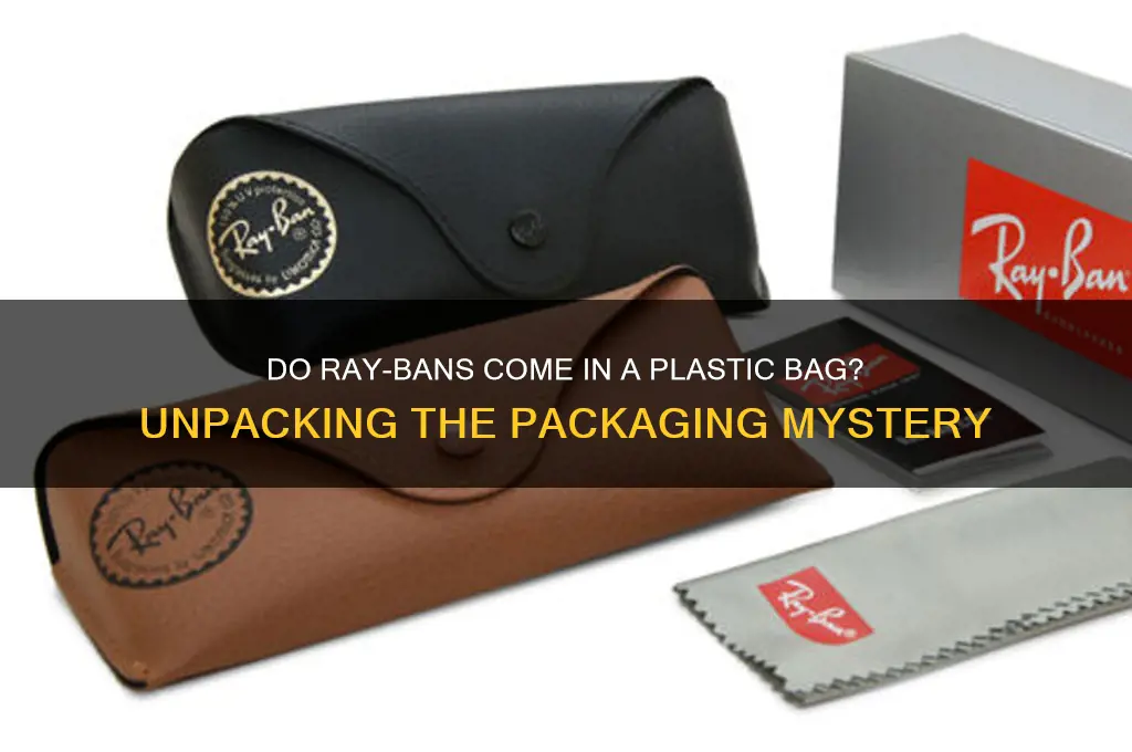 do ray bans come in a plastic bag