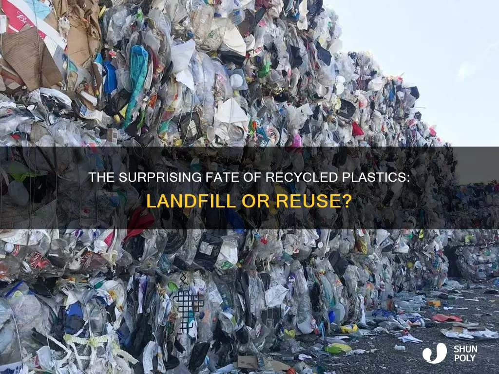 do recycled plastics end up in landfill