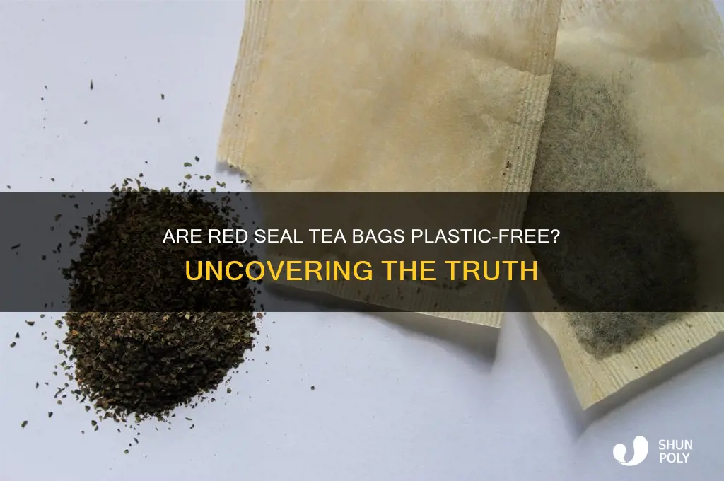 do red seal tea bags contain plastic