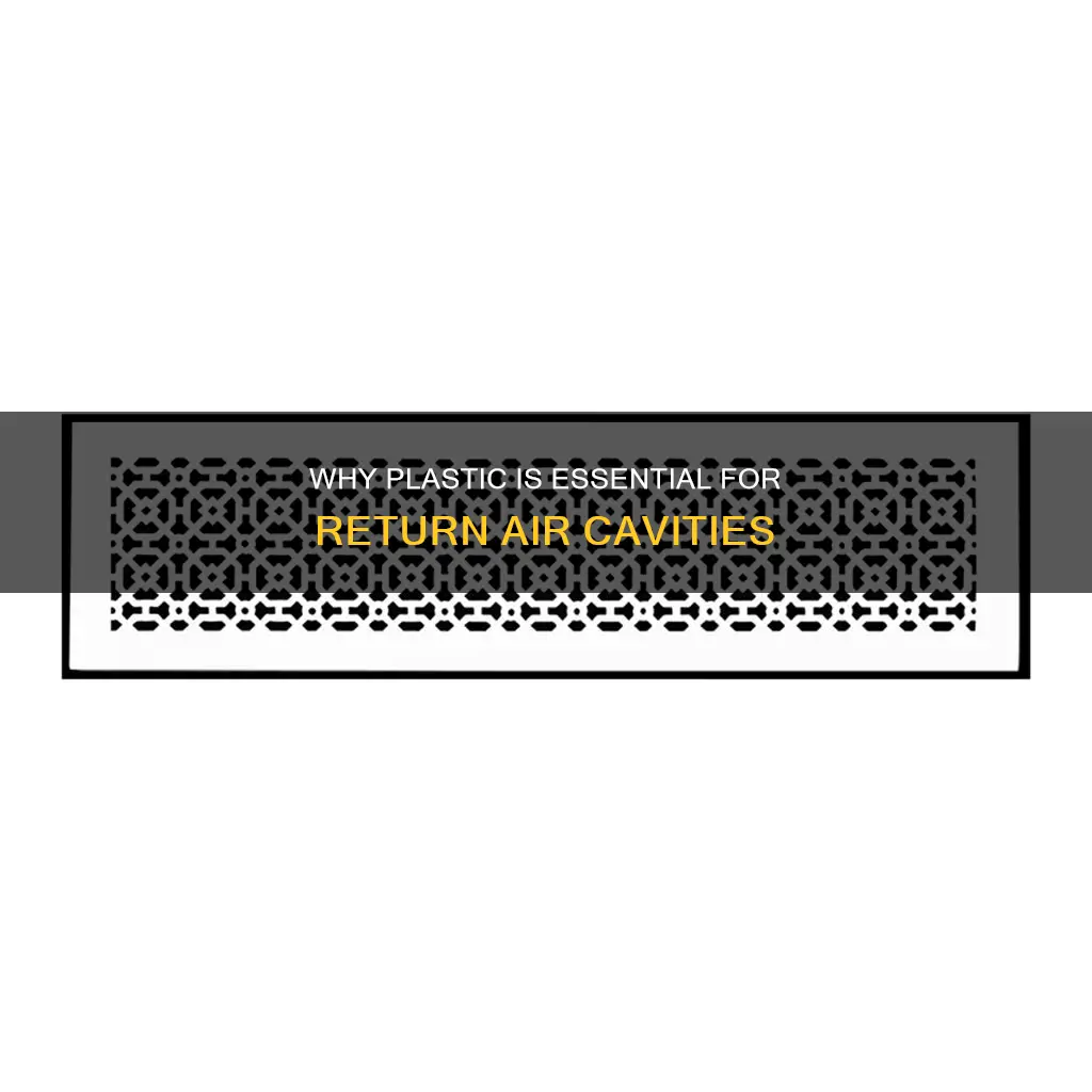 do return air cavity need plastic