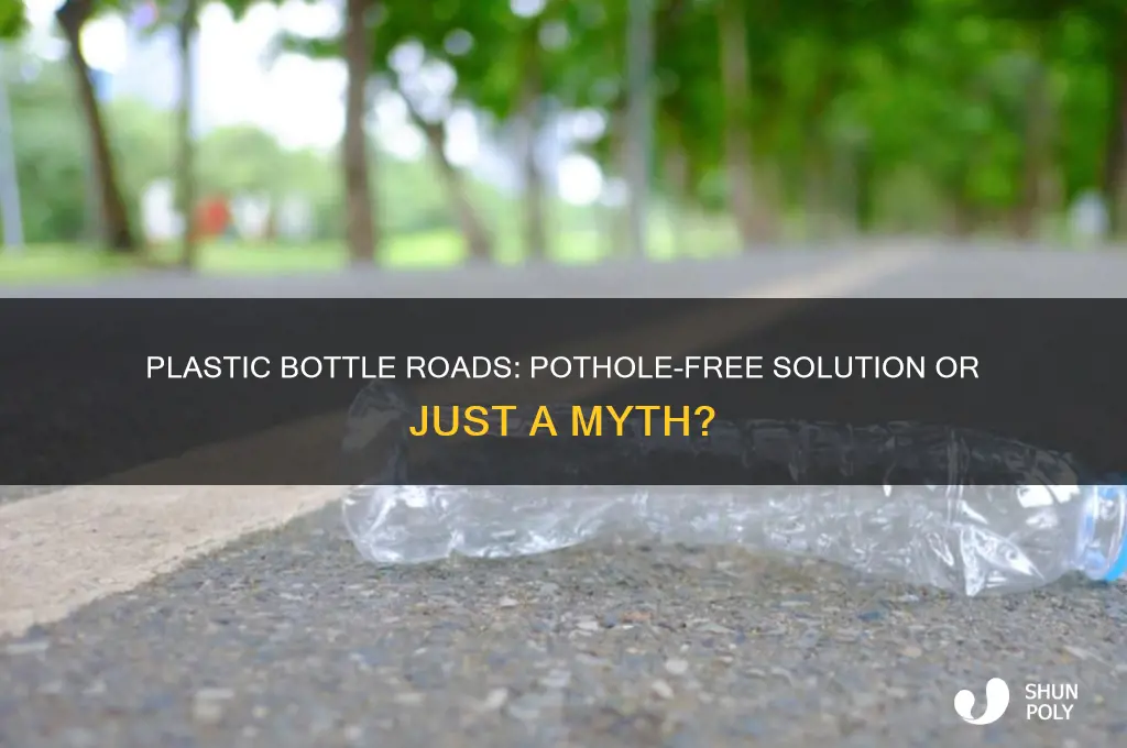 do roads made from plastic bottles really not get potholes
