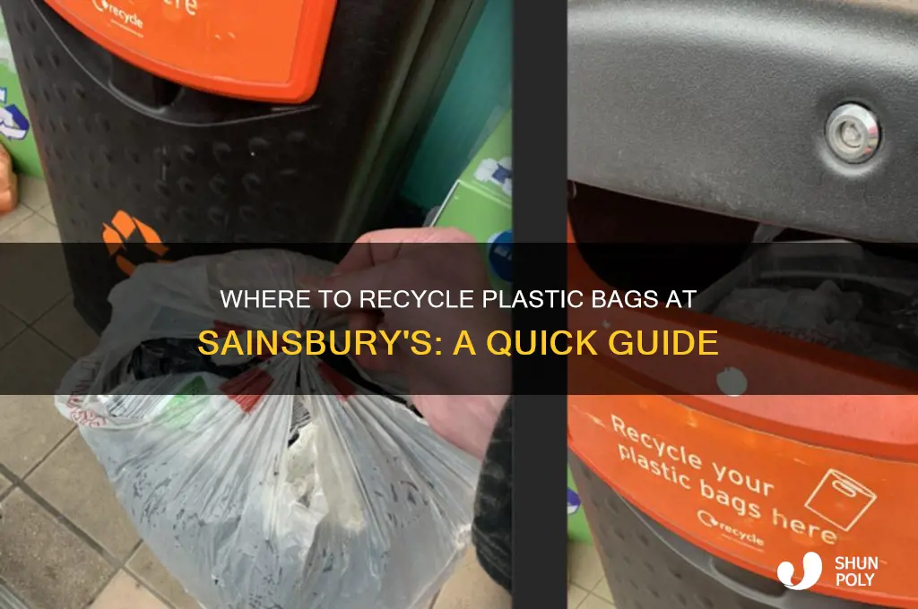 do sainsburys have plastic bag recycling bins