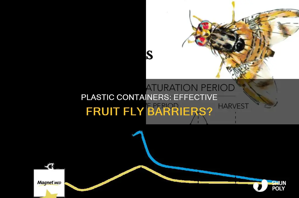 do sealed plastic containers keep fruit flies away