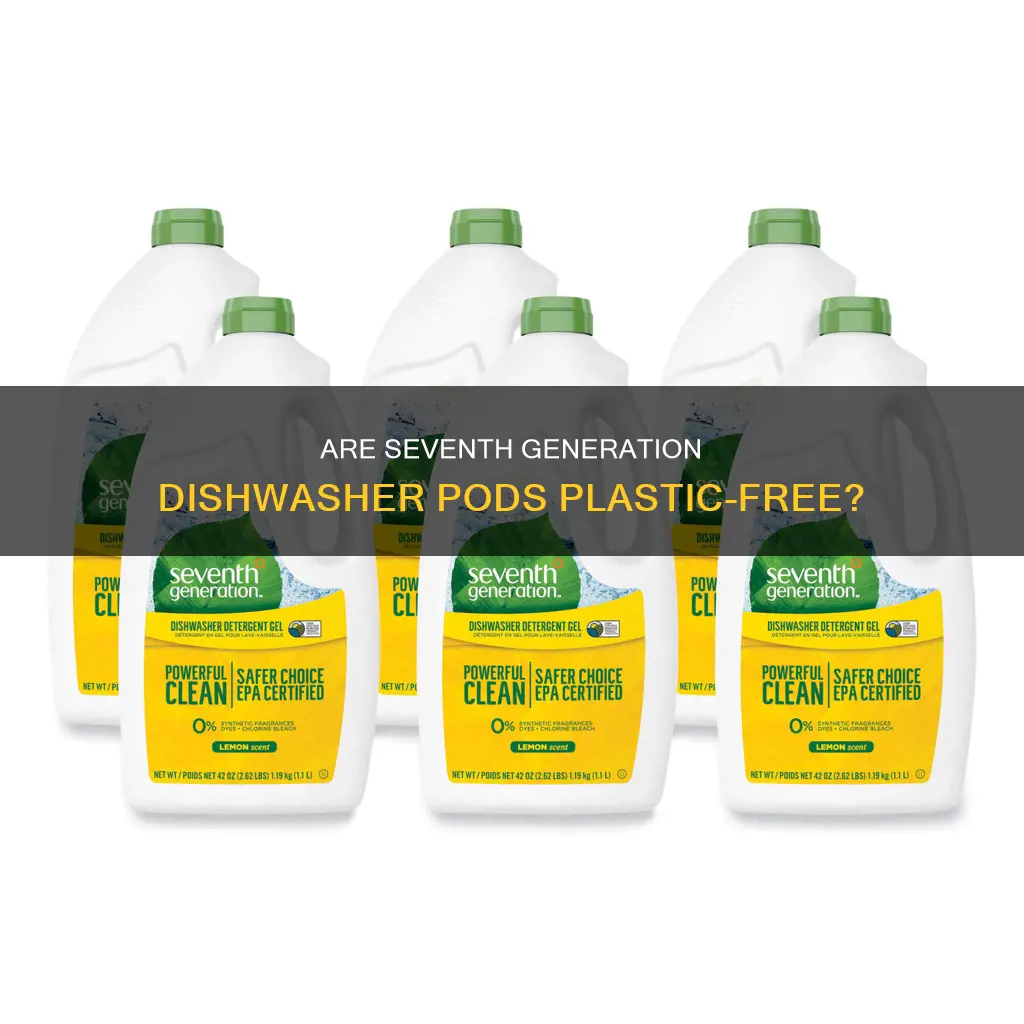 do seventh generation dishwasher pods have plastic