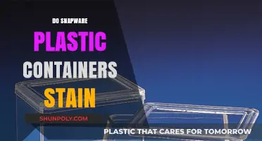 Snapware Plastic Containers: Stain-Free Storage?