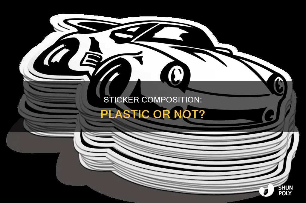 do stickers contain plastic
