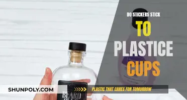 Sticker Adhesion: Plastic Cups and Sticker Compatibility