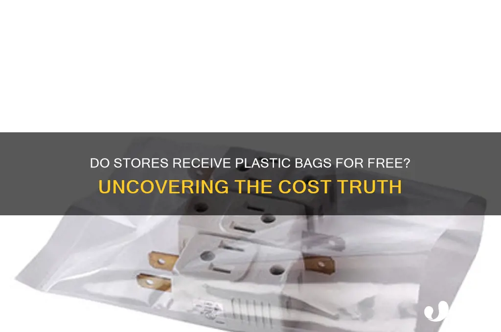do stores get plastic bags for free