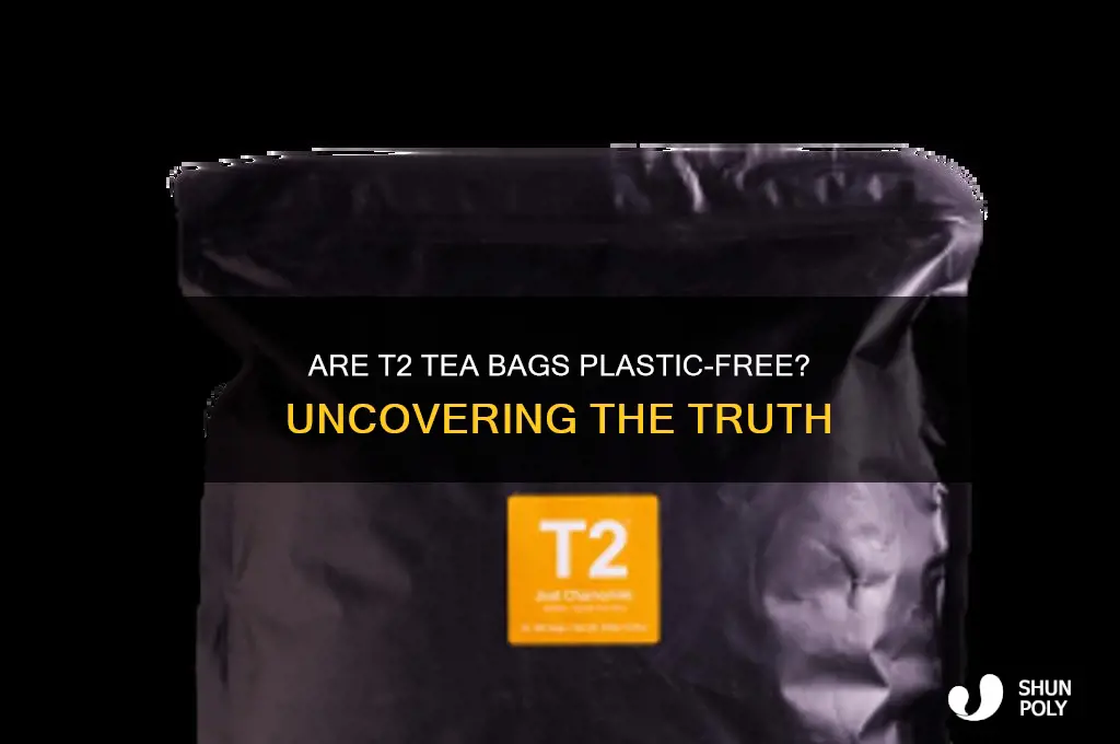 do t2 tea bags contain plastic
