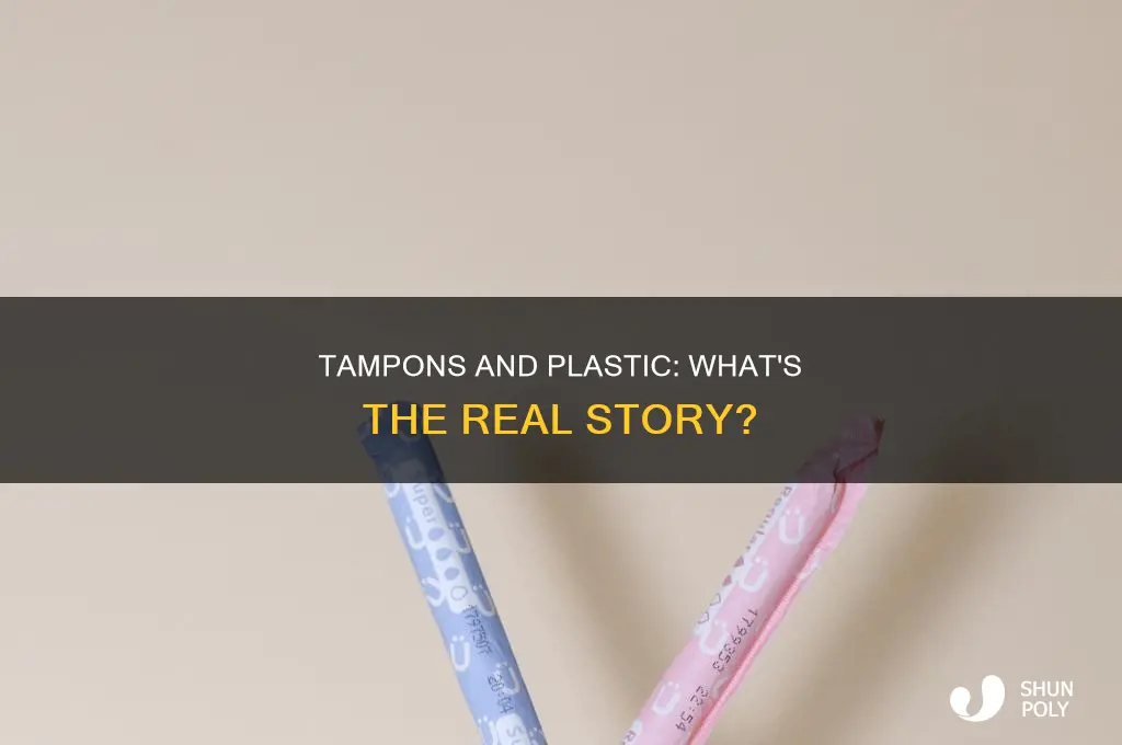 do tampons contain plastic