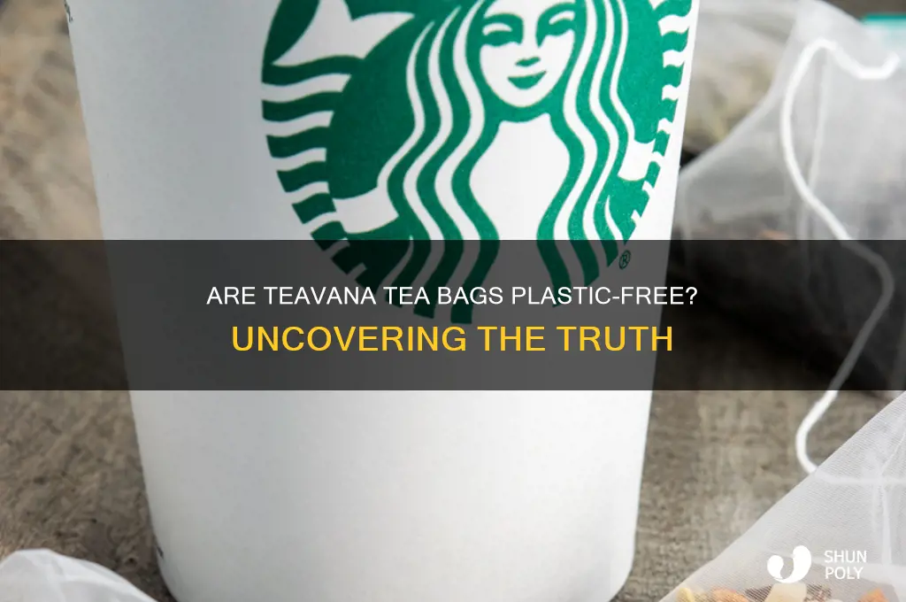 do teavana tea bags contain plastic