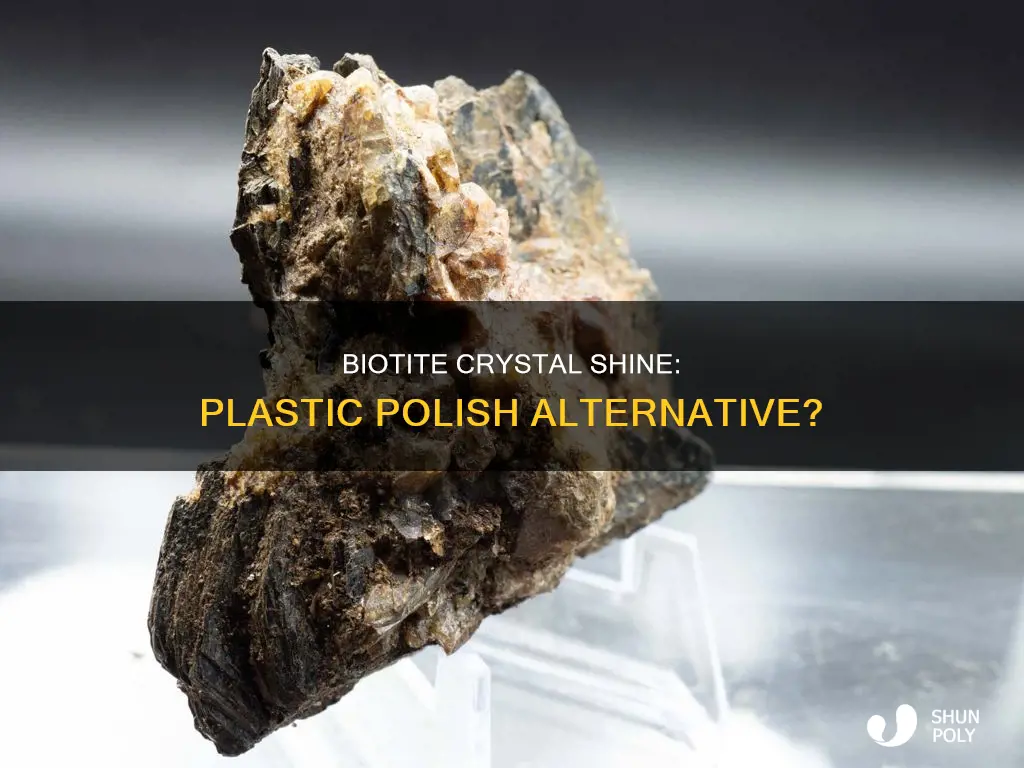 do the crystal biotite have plastic polish