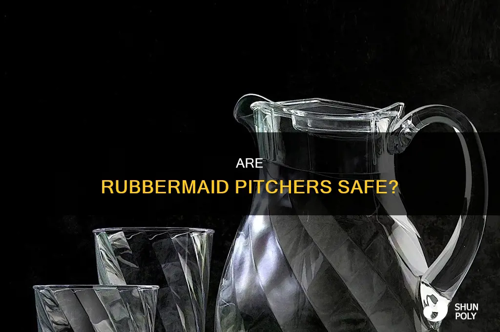 do the old rubbermaid plastic pitchers contain bpa