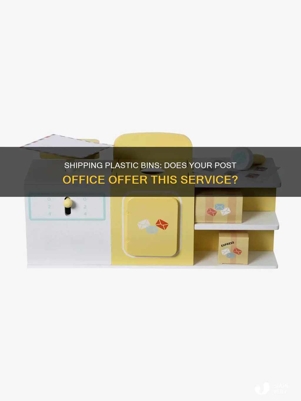 do the post office ship plastic bins