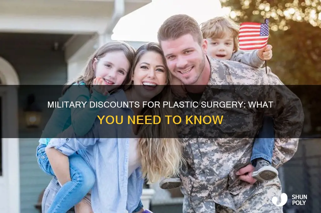 do they do military discount for plastic surgery