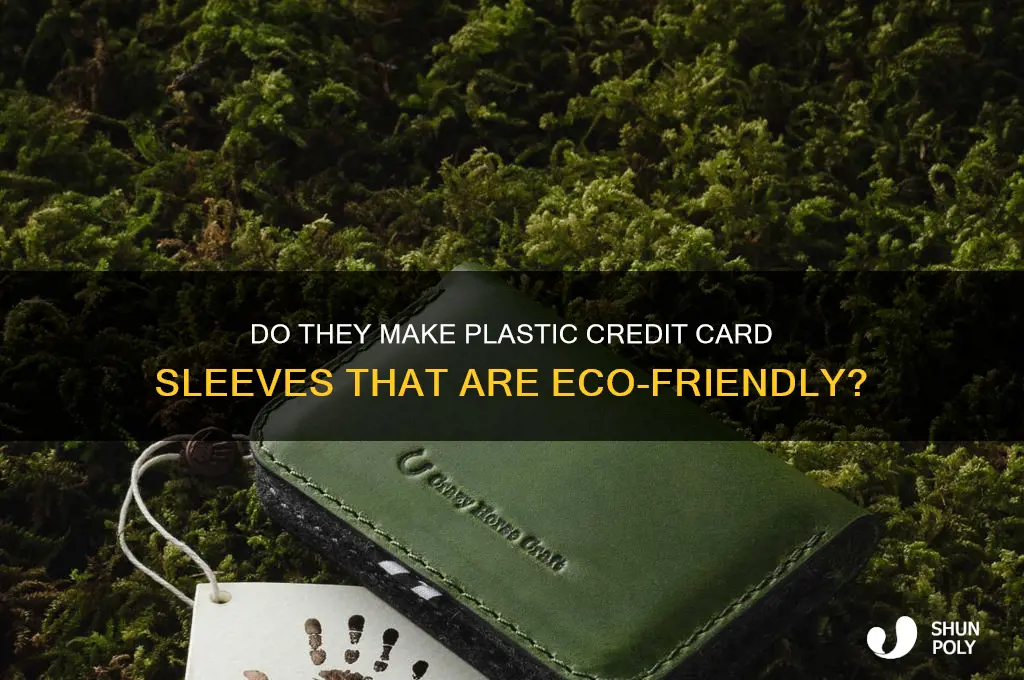 do they make plastic credit card sleeves that are