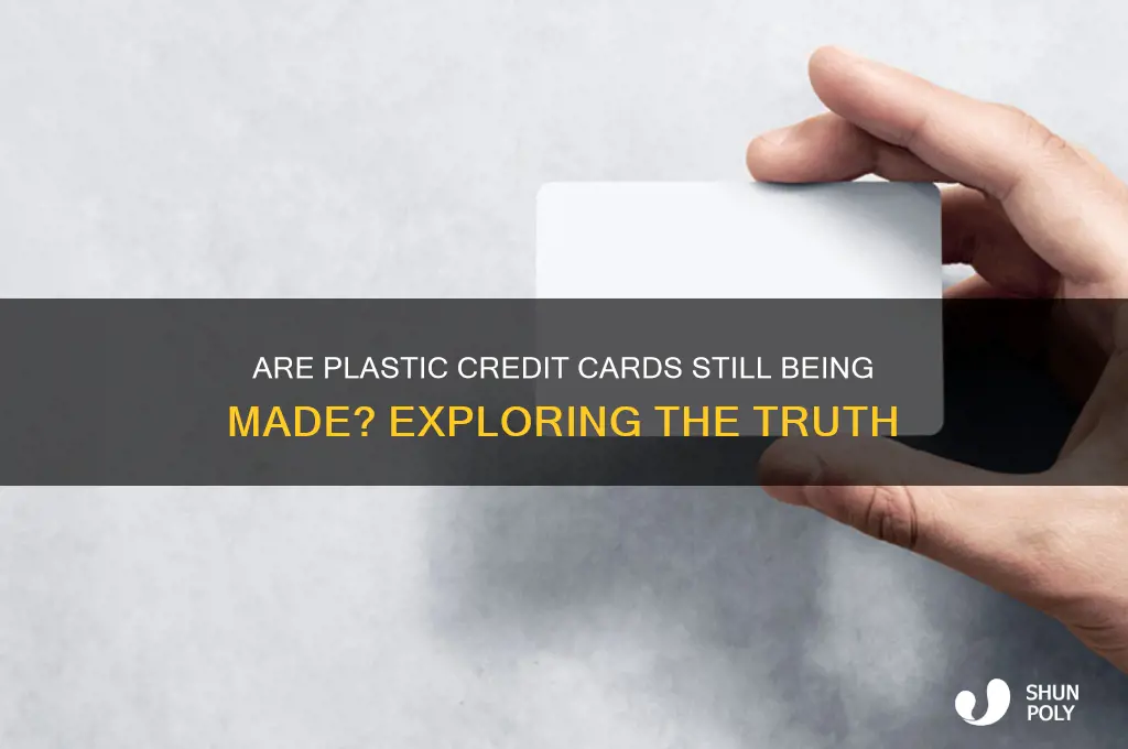do they make plastic credit card