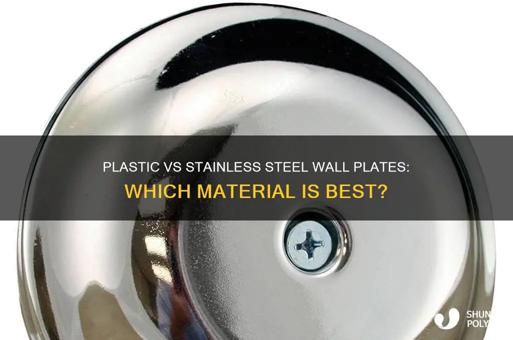 do they make plastic stainless steel wall plates