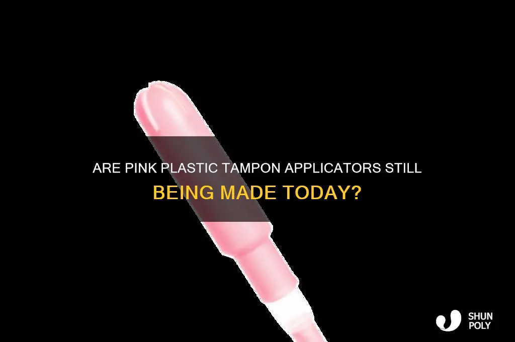 do they still make pink plastic tampon applicators