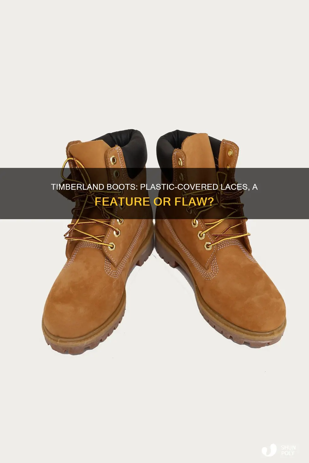 do timberland boots have plastic covered lace