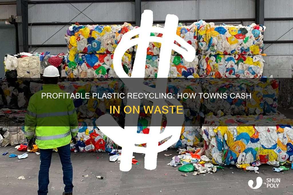 do towns make money recycling plastics