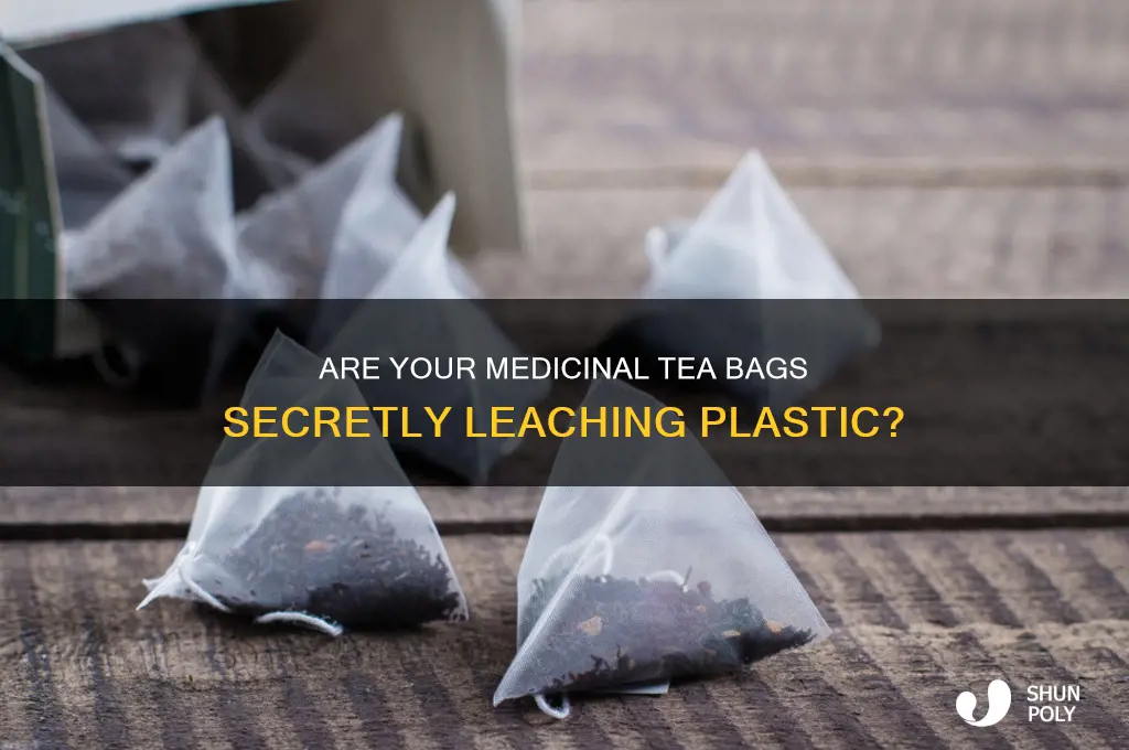do traditional medicinal tea bags contain plastic
