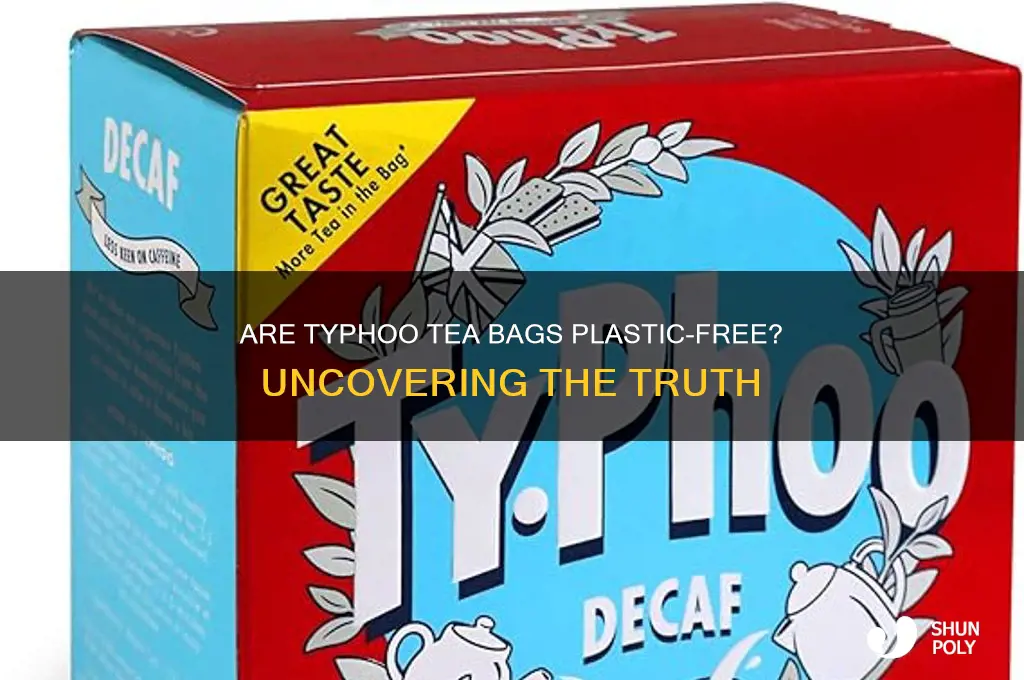 do typhoo tea bags contain plastic
