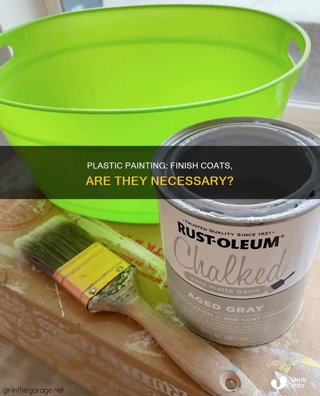 do u need a finish for painting plastic