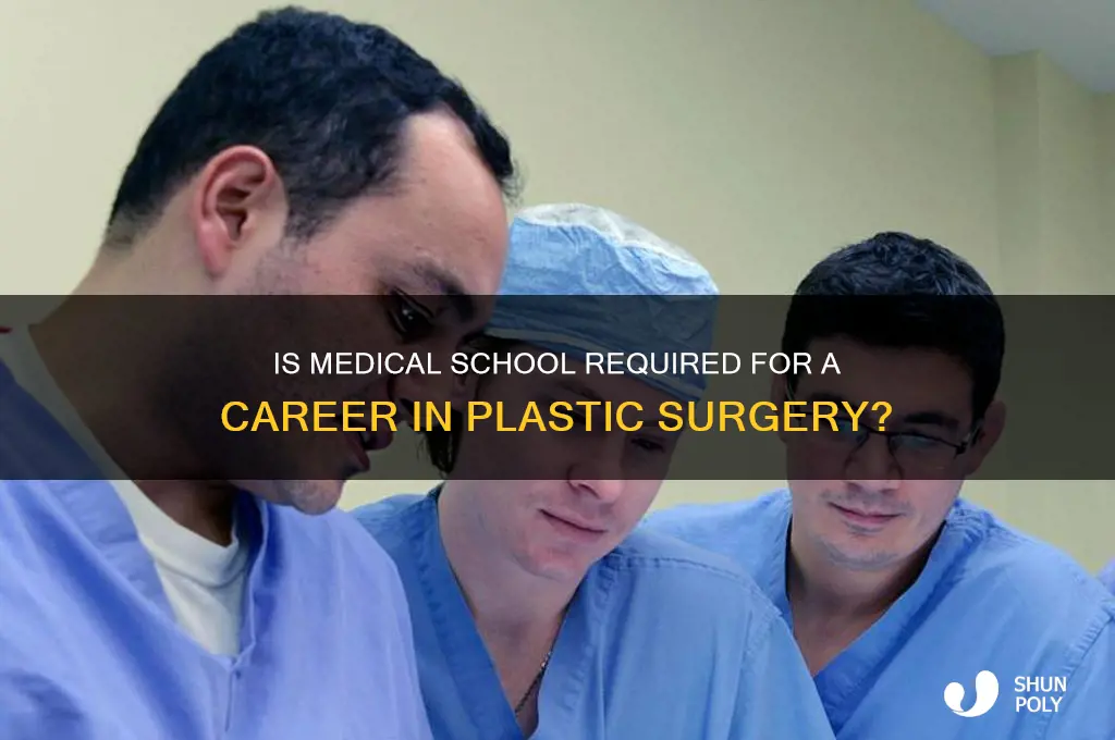do u need medical school for plastic surgery