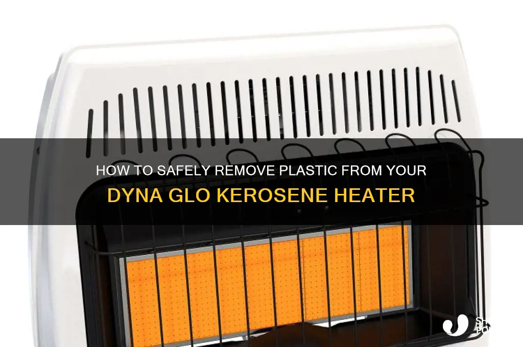 do u remove plastic from eondow dyna gloe kero heater