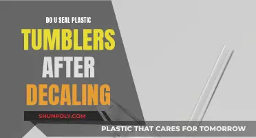 Sealing Plastic Tumblers: Post-Decal Protection