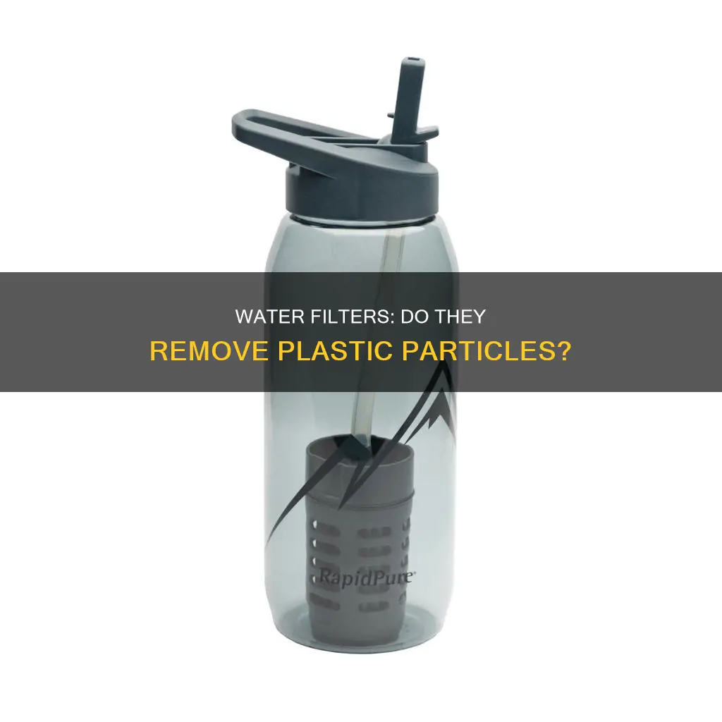 do water filters filter out plastic