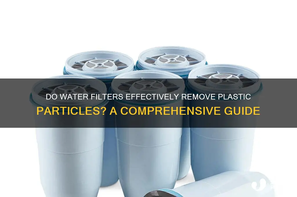 do water filters remove plastic particles
