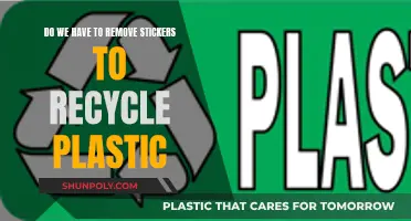 Sticker Removal: A Simple Step for Plastic Recycling Success