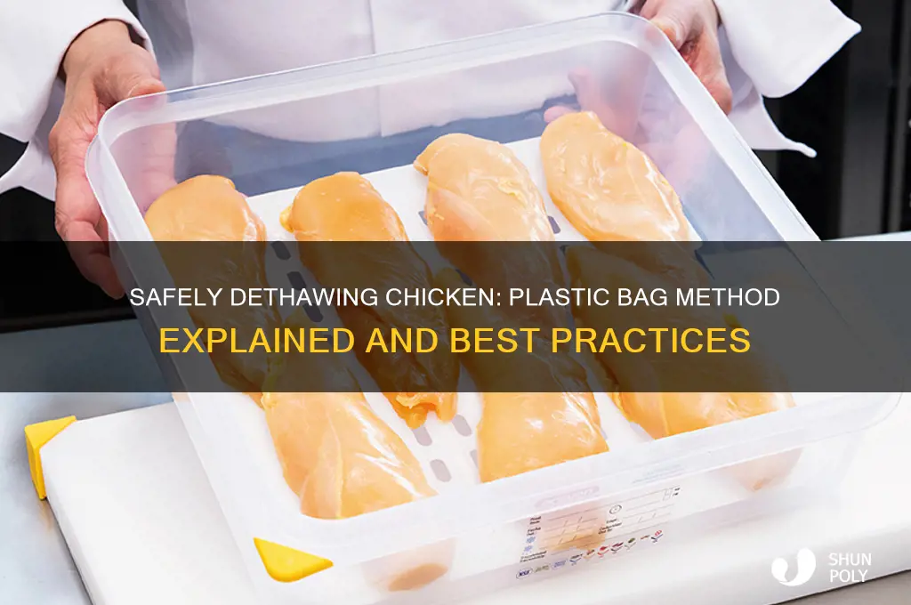 do you dethaw chicken in a plastic bag