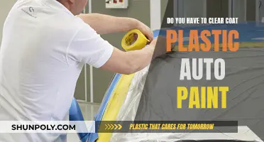 The Importance of Clear Coating Plastic Auto Paint