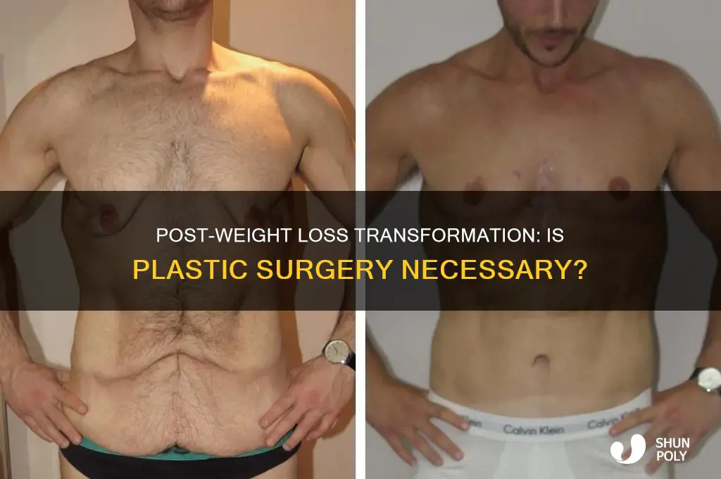 do you have to hsve plastic surgery after extreeme weightloss