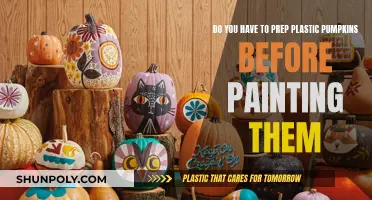 Plastic Pumpkins: Prep Before Painting?