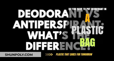 Traveling with Deodorant: Plastic Bag Requirement Explained Simply