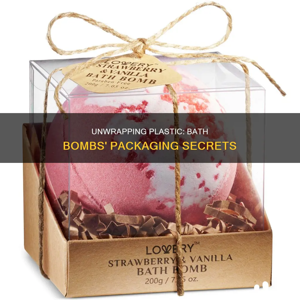 do you leave bath bombs in plastic