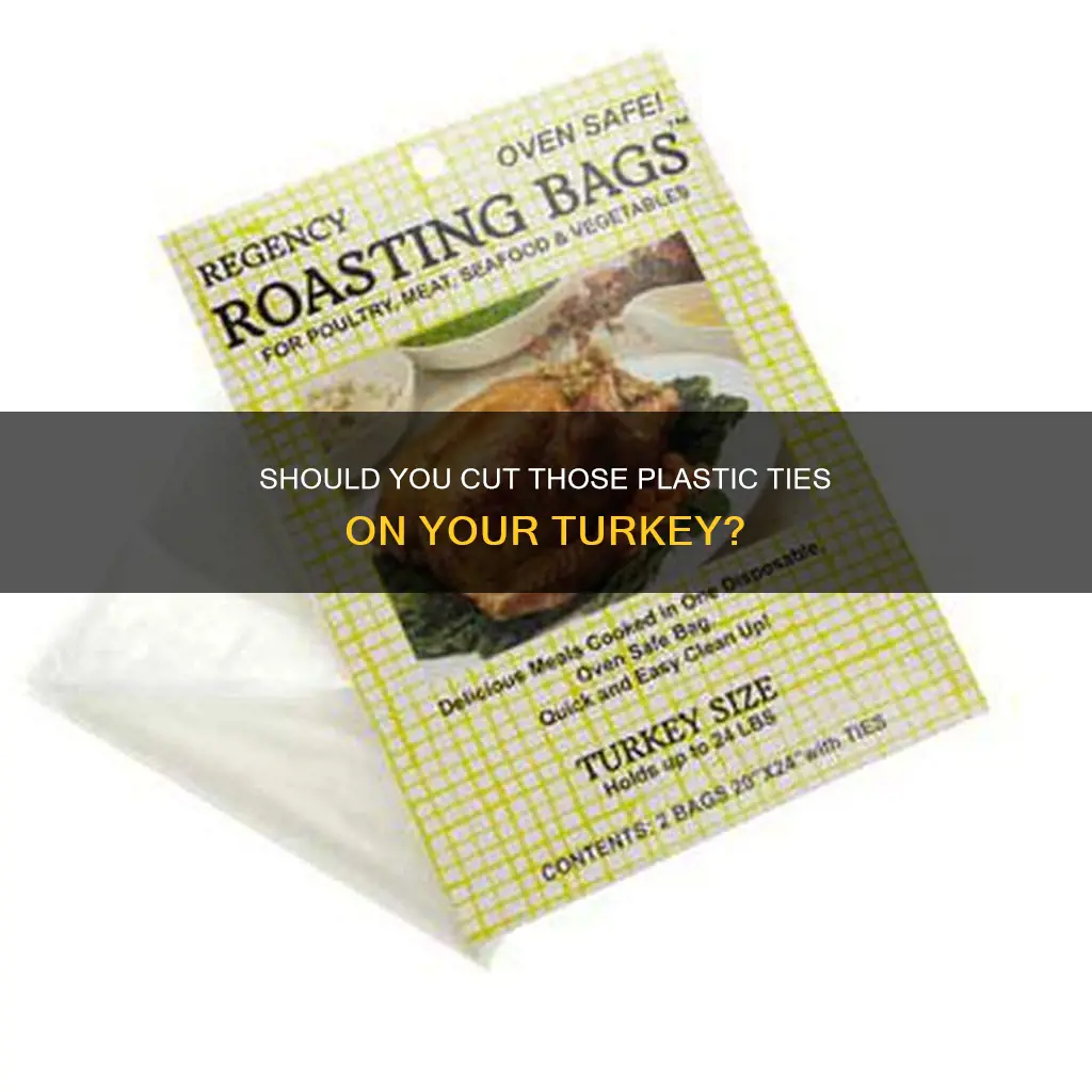 do you leave plastic ties on turkey